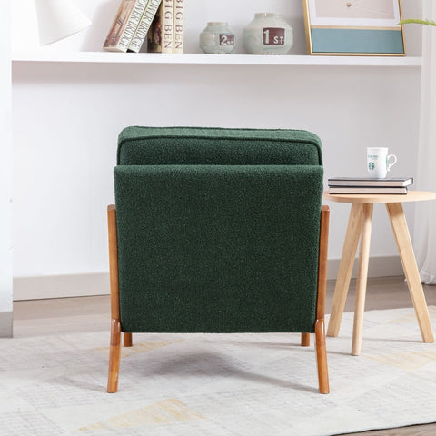 Rootz Emerald Armchair - Modern Chair - Comfy Seat - Unparalleled Comfort - 76cm x 65cm x 80cm