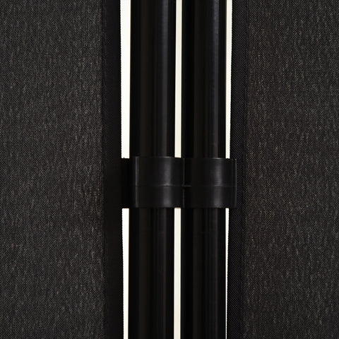 Rootz 3 Panel Paravent Privacy Screen - Room Divider - Indoor Outdoor Screen - Self-Standing - 253cm x 50cm x 182cm