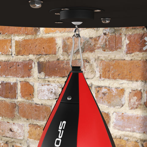 Rootz Wall Boxing Platform - Speed Ball Box Bag - Height Adjustable - Space-Saving Design - 73cm x 60cm x 60cm