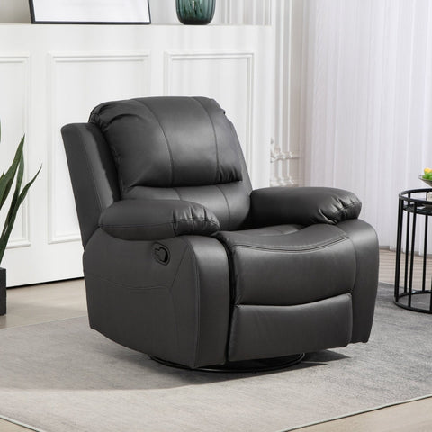 Rootz Relaxation Chair - TV Armchair - Recliner Chair - Padded Headrest - Adjustable Backrest - Fold-Out Footrest - 93cm x 100cm x 98cm