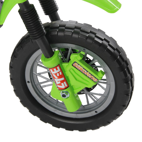 Rootz Electric Motorcycle for Kids - Children's Bike - Motorized Ride-On - Safe Learning - 102cm x 53cm x 66cm - Green & Black