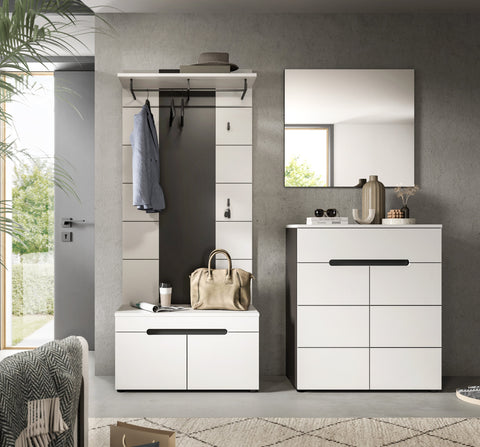 Rootz Wardrobe Combination - Closet Set - Storage Ensemble - Ample Storage - 175cm x 190cm x 37cm