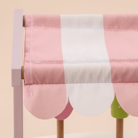 Rootz Wooden Ice Cream Cart Toys for Kids - Pretend Play - Educational Toy - Fun & Safe - 30cm x 20cm x 15cm