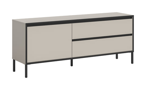 Rootz Lowboard - TV Stand - Entertainment Unit - Ample Storage - 150cm x 62cm x 38cm