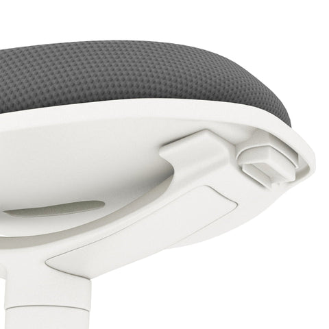 Rootz Office Stool - Active Sitting Chair - Ergonomic Work Stool - Height Adjustable - Rotates & Tilts - Breathable Mesh - 42.5cm x 35.5cm x 56.5-71.5cm