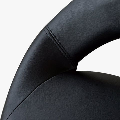 Rootz Rolling Stool - Swivel Stool - Adjustable Height Stool - Comfortable Padding - Durable Materials - 50cm x 54cm x 66-78cm