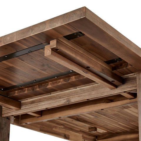 Rootz Verlengblad - Eettafelverlenger - Tafelblad - Massief Acaciahout - Vergroot de eetruimte, Duurzaam en stevig, Eenvoudig onderhoud - 105 cm x 55 cm x 4 cm