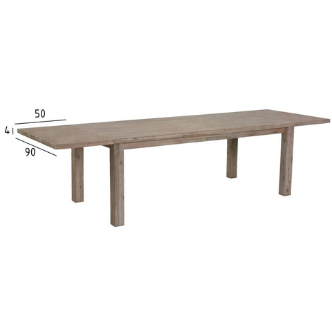 Rootz Dining Table Extension Top - Table Extender - Table Expansion - Solid Acacia Wood - Durable & Sturdy - Modern Finish - 90cm x 50cm x 4cm
