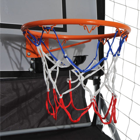 Rootz Foldable Basketball Hoop - Double Shootout - Arcade Game - Electronic Counter - Robust Steel Frame - 2.05m x 1.1m x 2.05m