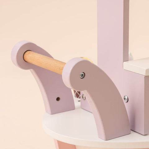 Rootz Wooden Ice Cream Cart Toys for Kids - Pretend Play - Educational Toy - Fun & Safe - 30cm x 20cm x 15cm