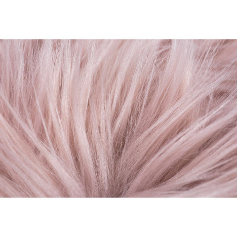 Rootz Faux Fur Rug - Imitation Lambskin - Cozy Decor - Easy Care - 80cm x 55cm x 6.1cm - Pink