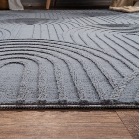 Short Pile Rug – Soft, Durable & Easy-Clean – Modern Geometric Patterns