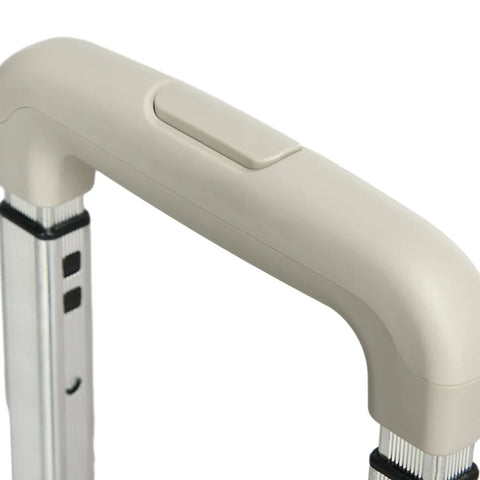 Rootz Winkeltrolley - Trapklimmer - Opvouwbaar - Telescopisch handvat - Draagvermogen tot 65 kilo - Wit - 52B x 48D x 100H cm