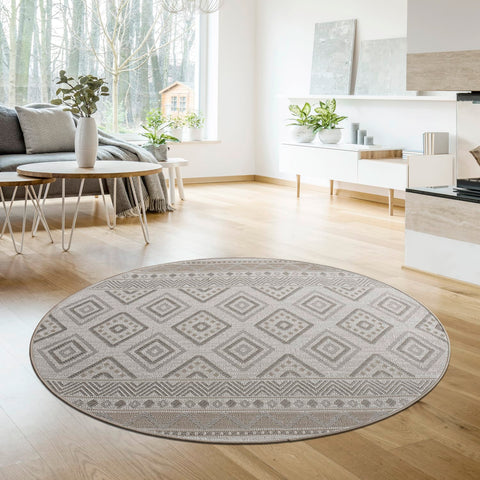 Flat-Weave Rug – Scandinavian Style – Durable – Geometric Patterns – Indoor/Outdoor
