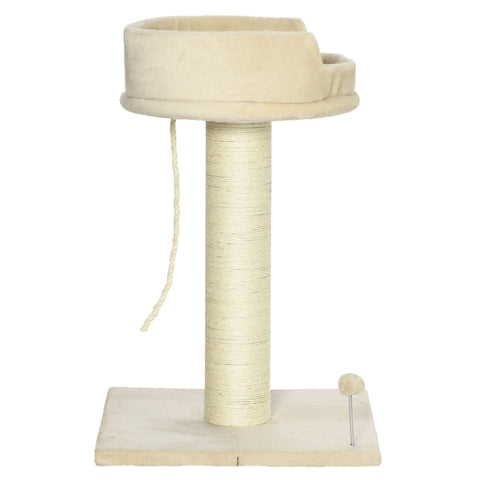 Rootz Cat Tree Play Tower - Scratching Post - Climbing Activity Center - Plush Comfort - 55cm x 55cm x 83cm