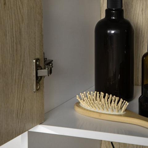 Rootz Bathroom Tall Cabinet - Storage Cabinet - Organizer - Anti-Tilt System - 30 x 31.5 x 169 cm