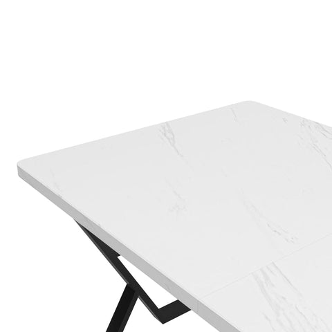 Rootz Modern Dining Table - Dinner Table - Kitchen Table - Durable & Spacious - 119L x 70W x 75H cm