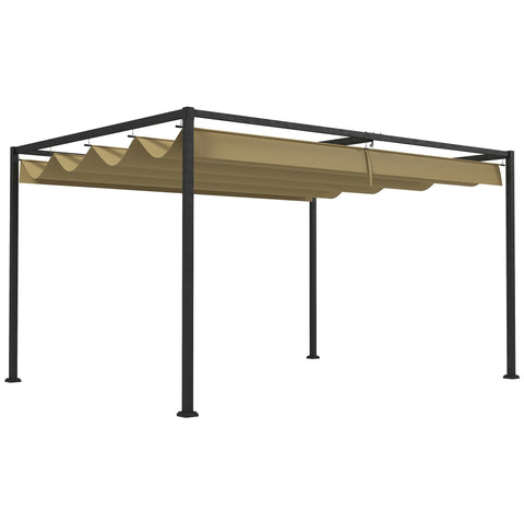 Rootz Pergola - Garden Canopy - Patio Cover - UV & Water Repellent - 400L x 300W x 222H cm