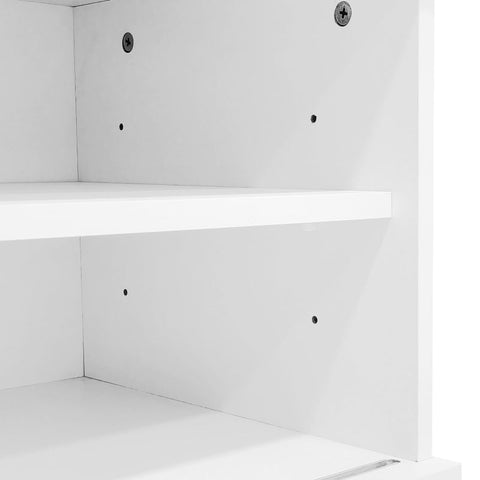 Rootz Rattan TV Stand - Entertainment Unit - Media Console - Robust Build - 200L x 40W x 49H cm