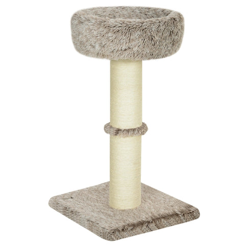 Rootz Cat Tree - Cat Tower - Scratching Post - Soft Plush Bed - 45cm x 45cm x 87cm
