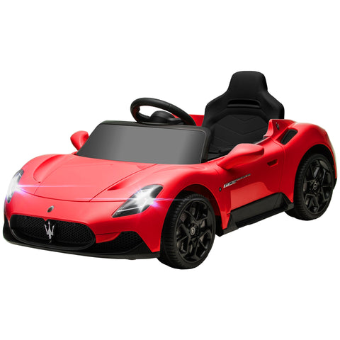 Rootz Maserati MC20 Electric Car for Kids - 12V Ride-On - Remote Control - LED & Music - Safe & Fun - 105cm x 65.5cm x 42cm Red