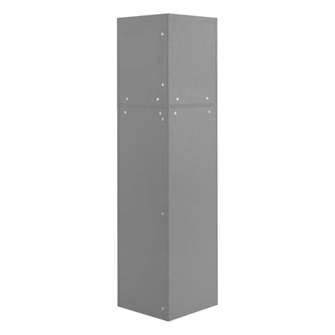 Rootz Corner Bathroom Cabinet - Storage Cupboard - Space Saving Shelf - Waterproof & Moisture Resistant - 36.5L x 36.5W x 155H cm