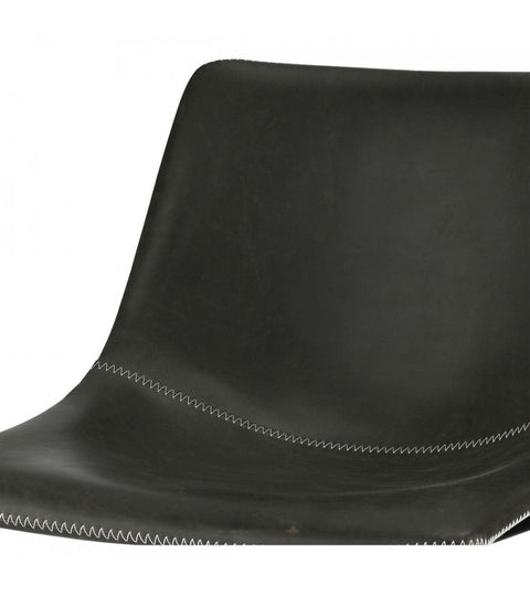 Rootz Bar Stool - Counter Stool - High Chair - Faux Leather - Metal Frame - Comfortable Seating - Elegant Design - Easy Maintenance - 46cm x 54cm x 97cm