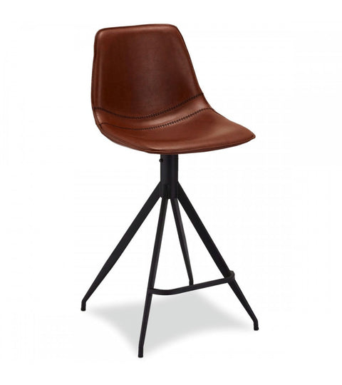 Rootz Bar Stool - Counter Stool - Swivel Barstool - Luxurious Comfort - Sleek Design - Versatile Swivel - 48cm x 57cm x 98cm