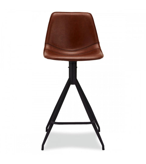 Rootz Bar Stool - Counter Stool - Swivel Barstool - Luxurious Comfort - Sleek Design - Versatile Swivel - 48cm x 57cm x 98cm