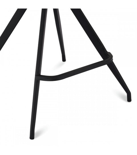 Rootz Bar Stool - Swivel Bar Chair - Comfortable Counter Stool - 360° Swivel, Supreme Comfort, Easy Maintenance - 48cm x 57cm x 98cm - Metal and Faux Leather