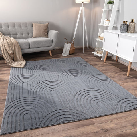 Short Pile Rug – Soft, Durable & Easy-Clean – Modern Geometric Patterns