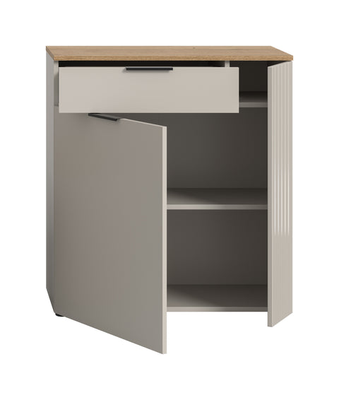 Rootz White  Chest of Drawers - Dresser - Storage Cabinet - Versatile Space - 80x88x36 cm