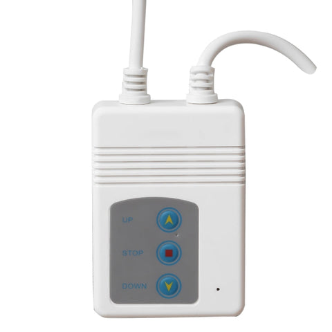 Rootz Motorized Projector Screen - Cinema Screen - Projection Screen - Durable Fabric - 171cm x 130cm - White - Compact Design