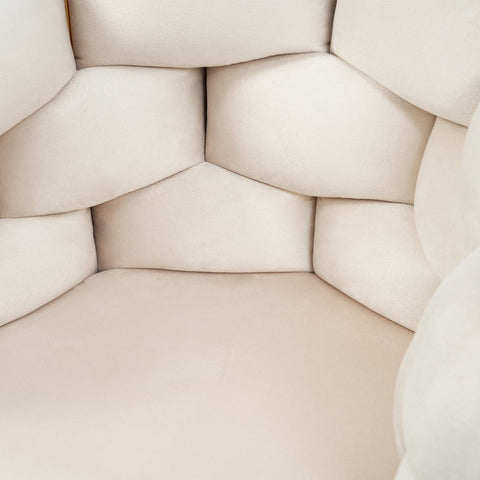 Rootz Luxurious Velvet Chair - Elegant Seating - Gold Plated Legs - Adjustable Comfort - 70cm x 47cm x 80cm