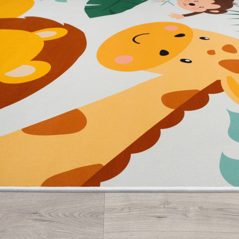 Children’s Playroom Rug – City Street Map – Durable & Soft – Easy to Clean