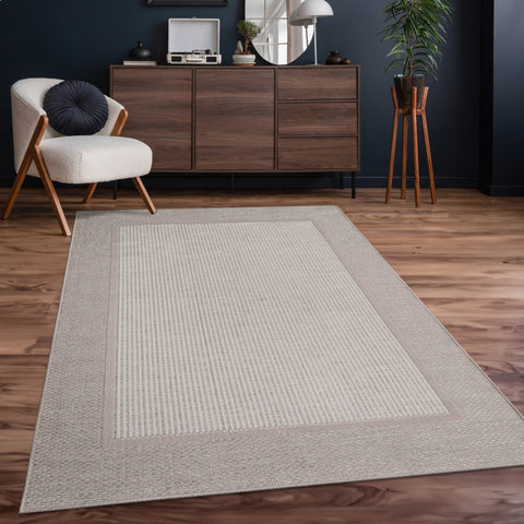 Scandinavian Flat-Weave Rug – Soft, Durable & Easy Care – Geometric Pattern – Indoor & Outdoor Use – Boho Chic Style