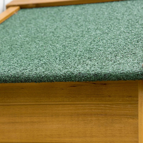 Rootz Tool Cabinet - Garden Shed - Garden Storage - 2 Shelves - 2 Doors - Weatherproof - Natural Wood - 79 x 49 x 190cm