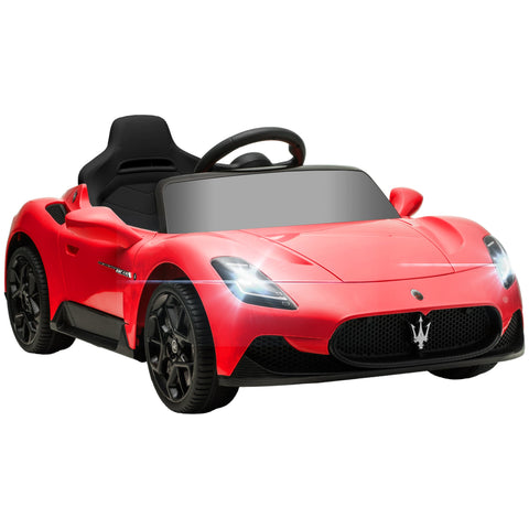 Rootz Maserati MC20 Electric Car for Kids - 12V Ride-On - Remote Control - LED & Music - Safe & Fun - 105cm x 65.5cm x 42cm Red
