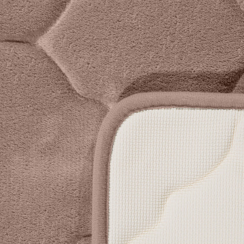 Memory Foam Bath Mat – Soft & Durable – Embossed Pattern – Relaxation Upgrade