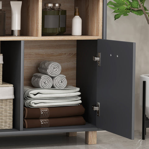 Rootz Bathroom Cabinet Storage - Modern Design - Elegant Organizer - Non-Slip Stability - 80cm x 35cm x 70cm