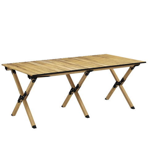 Rootz Camping Table - Picnic Table - Garden Table - Easy to Clean - 115cm x 60cm x 45cm