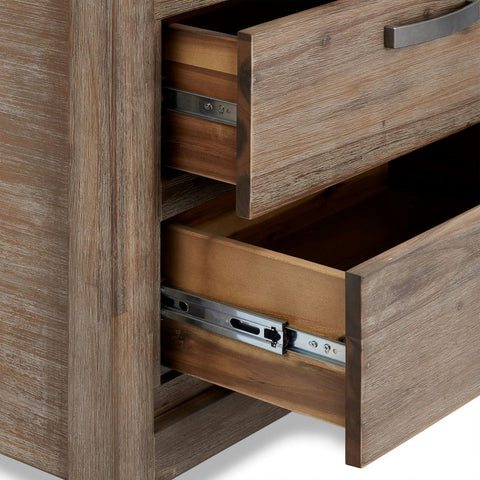 Rootz Bookcase - Storage Shelf - Display Cabinet - Solid Acacia Wood and MDF - Elegant Design - Ample Storage - Durable Construction - 80cm x 40cm x 200cm