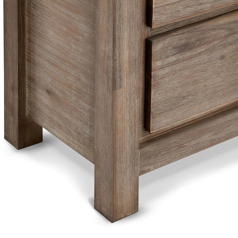 Rootz Bookcase - Storage Shelf - Display Cabinet - Solid Acacia Wood and MDF - Elegant Design - Ample Storage - Durable Construction - 80cm x 40cm x 200cm