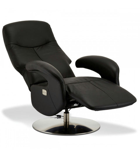 Rootz Recliner Chair - Luxury Recliner - Electric Adjustable Chair - Ultimate Comfort - Durable & Easy Maintenance - 360° Swivel - 79cm x 85cm x 115cm