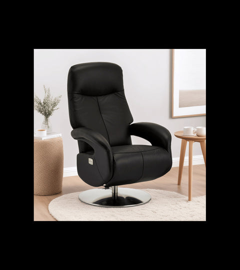 Rootz Recliner Chair - Luxury Recliner - Electric Adjustable Chair - Ultimate Comfort - Durable & Easy Maintenance - 360° Swivel - 79cm x 85cm x 115cm