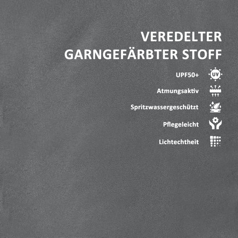 Rootz Seat Cushion - Chair Pad - Outdoor Cushion - Water-Repellent Comfort - 120cm x 47cm x 9.5cm - Grey