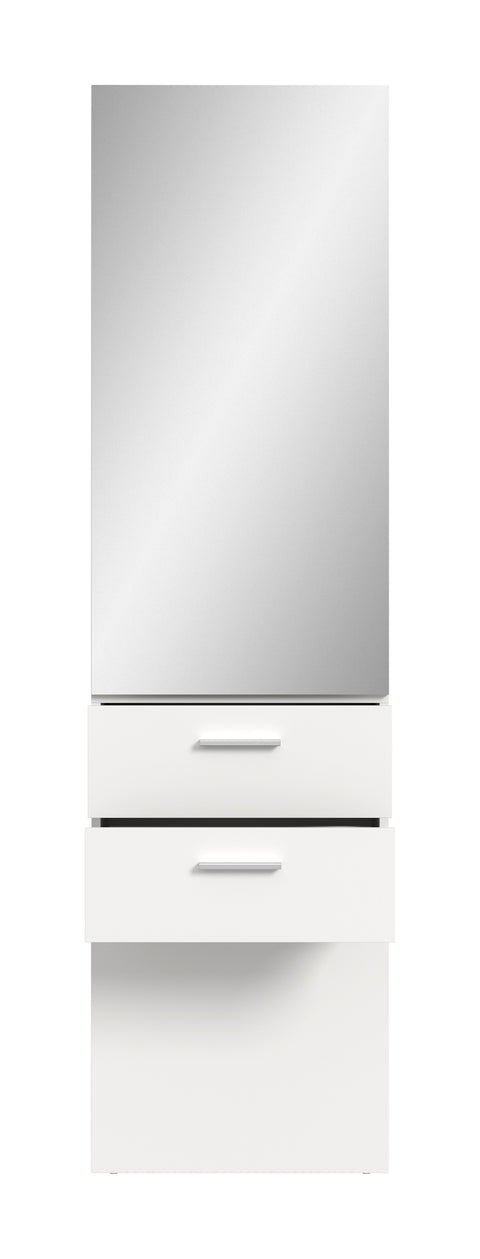 Rootz Wardrobe Panel - Coat Rack - Hallway Organizer - Space-Saving Design - 52x190x36 cm