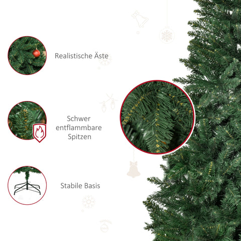 Rootz Artificial Christmas Tree - Pine Tree - Faux Christmas Tree - Realistic Look - 180cm x Ø90cm