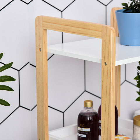 Rootz 5 Tier Bathroom Shelf - Camp Shelf - Kitchen Shelf - Space-Saving - 32cm x 30cm x 130cm