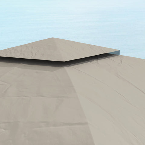 Rootz Garden Gazebo Beer Tent - Outdoor Shelter - Patio Canopy - UV Protection - 3.35m x 3.35m x 2.85m